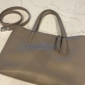Tory Burch pebbled leather tote